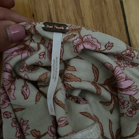 NWOT Free People Floral Maxi Dress Size Small - Picture 4 of 4